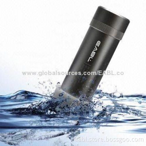 6,600mAh Dual-USB Power Chargers with LED Torch, Waterproof